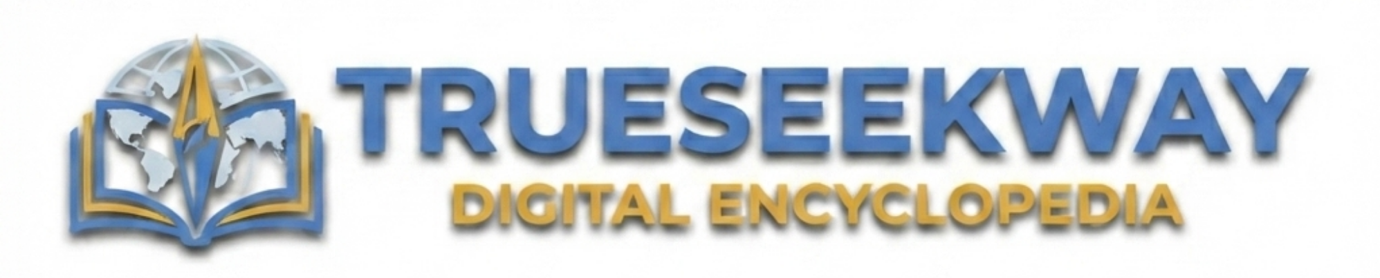 TrueSeekWay logo—Global knowledge network with connected nodes | Find your path to success worldwide | Digital encyclopedia for global audience