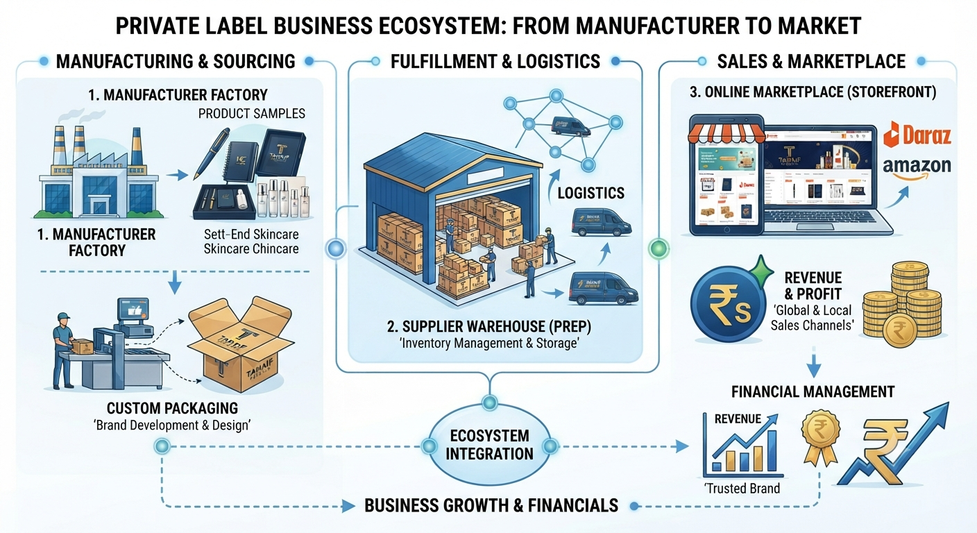 private label complete guide pakistan - start private label business with manufacturers and branding