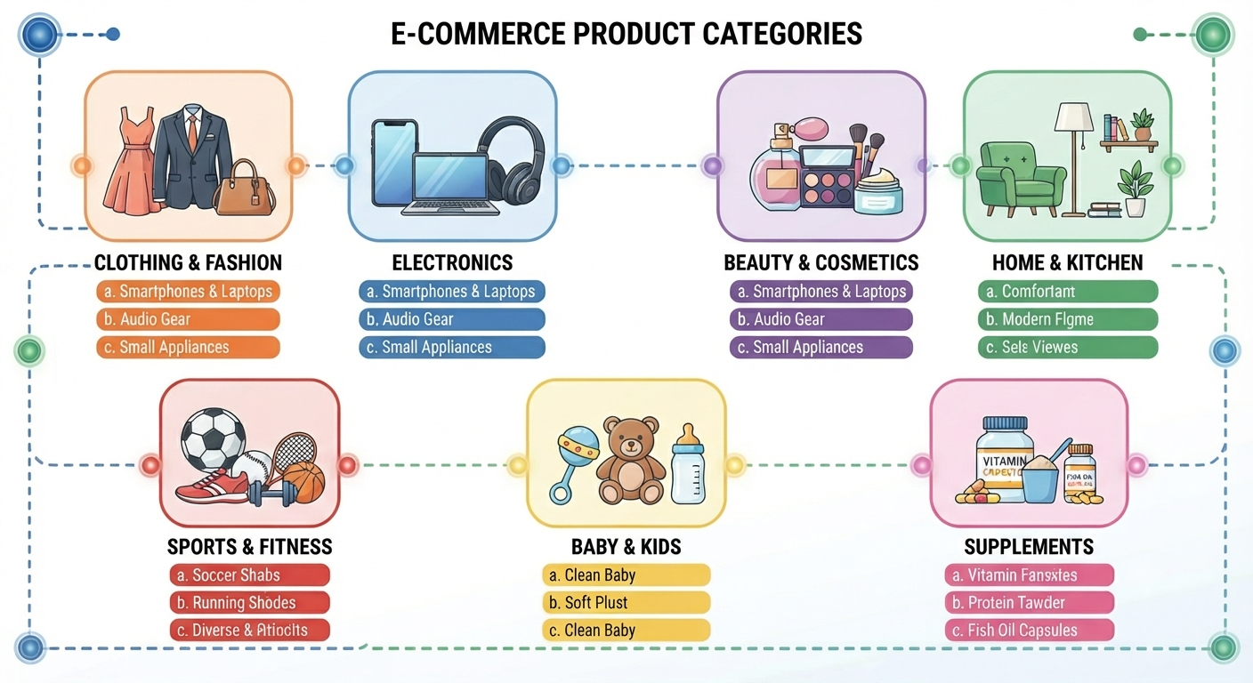 private label product categories - best products to sell clothing electronics beauty